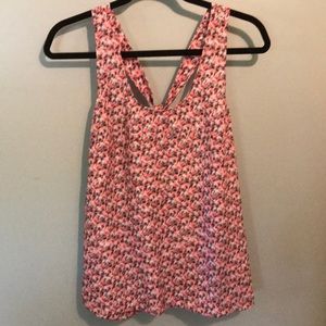 J. Crew flowy, printed Tank